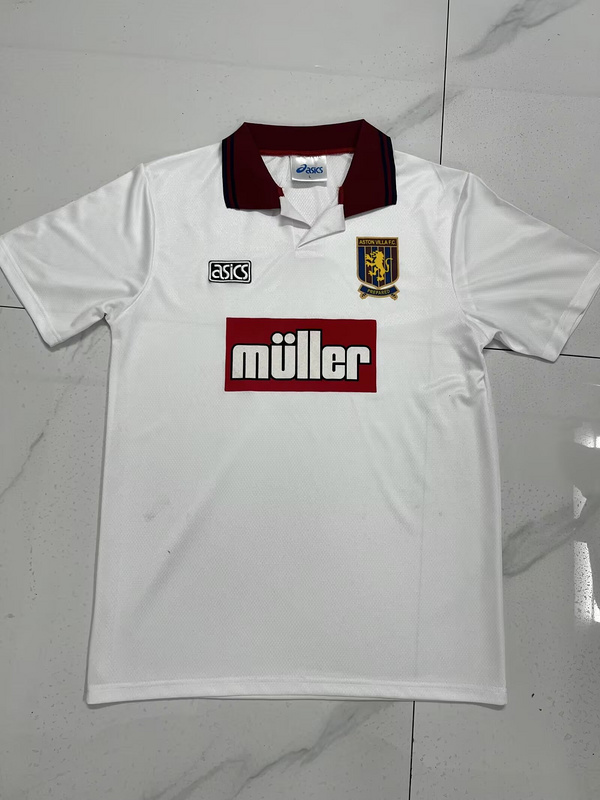 AAA Quality Aston Villa 94/95 Third White Soccer Jersey